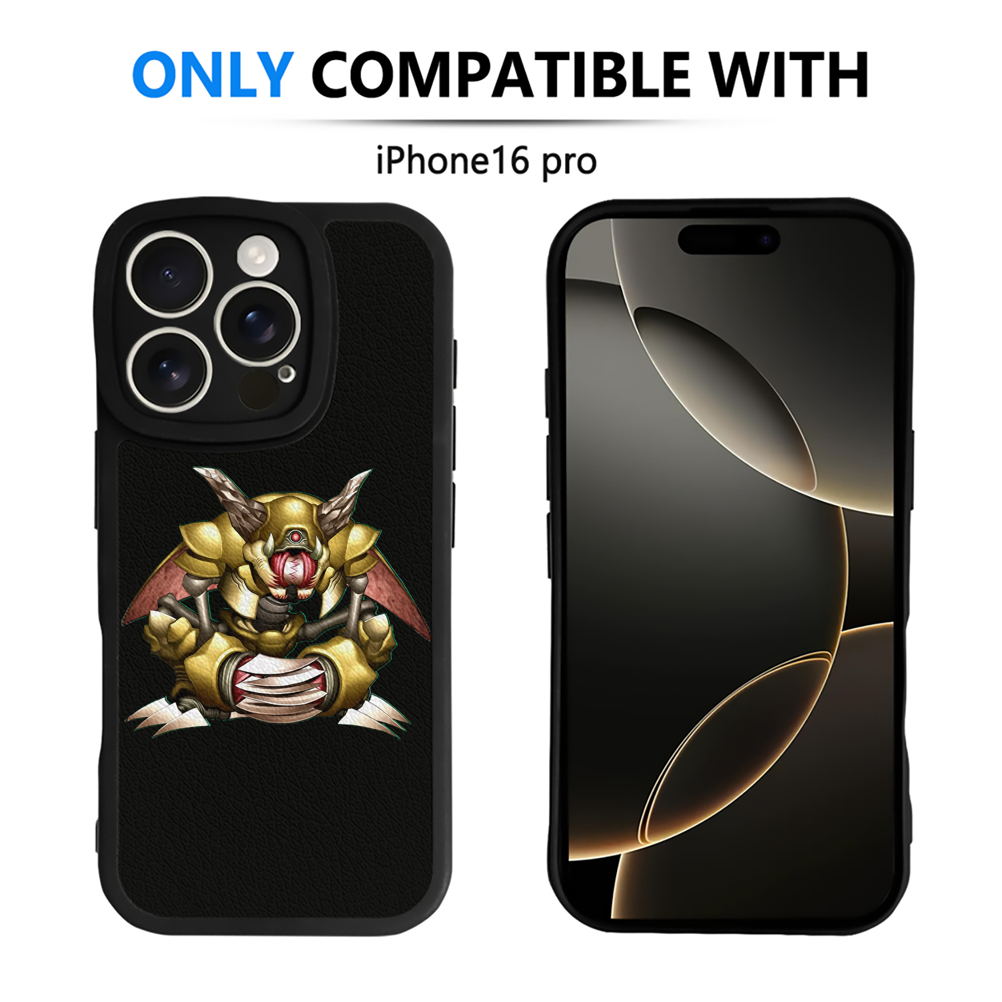 （画像用） 遊☆戯☆王 Yu-Gi-Oh! 【iPhone 16シリーズ対応】シリコンスマホケース（レザー調） 材質：シリコン